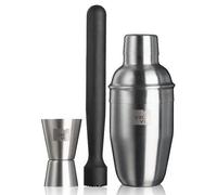 Vacu Vin Coffret cocktail inox 3 pièces – pilon, doseur et shaker