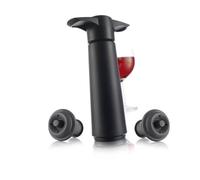 VACUVIN - Coffret Pompe à vin + 2 bouchons - Classic
