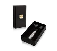 VACUVIN Coffret Pompe en acier brossé + 2 bouchons