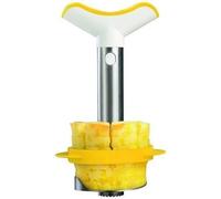VACUVIN Découpe ananas & découpe morceaux acier brossé