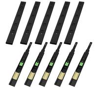 VADANIA Push-to-open Glissières de Tiroir #F45 350mm Pousser Pour Ouvrir, pour tiroir sans poignée, à Extension Complète, Montage Latéral, charge lourde jusqu'à 42kg, 5 Paires