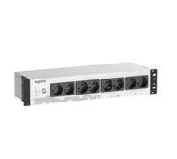 Legrand Rack PDU 19" avec système d'alimentation intégré 800 VA - 480 W, 1 phase, 230 V, 8 prises Schuko rack 19" ou armoire de distribution d'alimentation, temps de pont jusqu'à 15 minutes. 310332