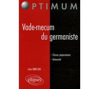 Vade-mecum du germaniste - Léon Karlson - Ellipses - broché - Scolaire / Universitaire