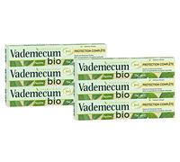 Vademecum - Dentifrice Protection Complète - Certifié Bio - Dents et Gencive Fortes - Thé Vert Menthe Mélisse - 99% d'ingrédients d'origine naturelle - Formule Végane - Tube 75 ml - Lot de 6