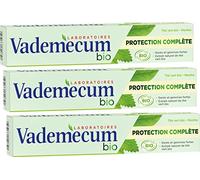 Vademecum - Dentifrice Protection Complète - Certifié Bio - Thé Vert Bio et Menthe - 99% d'ingrédients d'origine naturelle - Tube 75 ml - Lot de 3