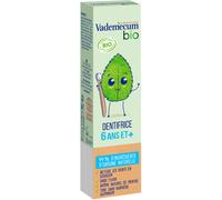 Vademecum Dentifrice Enfant Junior 6 Ans et Plus, Arôme Naturel de Menthe, Certifié Bio, Sans Fluor, 99% d'Ingrédients d'Origine Naturelle, 50ml
