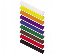 VADER SPORTS EST.2001 WITH YOU ALL THE WAY Ceintures Coton coloré Arts Martiaux karaté, Judo, BJJ, Taekwondo - Adultes 280cm, 100% Coton Tricot nervuré, Orange