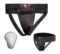 VADER SPORTS EST.2001 WITH YOU ALL THE WAY Protection abdominale pour entraînement d'arts martiaux - Pour homme - Noir - Taille XS - Pour enfants de 4 à 7 ans