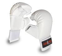 Vader Sports Gants de karaté pour Enfant Junior Le Porteur (Gants-Small Blanc Blanc s