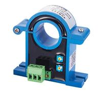 Vadias Transducteur de courant CA/CC 0-2000A, capteur boucle ouverte, boîtier en plastique bleu Dc24V, idéal pour la surveillance industrielle