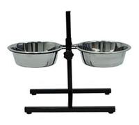 Nobby Mangeoire pour Chien INOX + Support Hauteur Réglable 21 cm