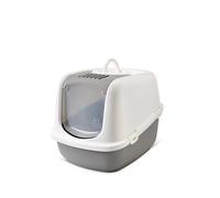 Vadigran litière pour chat "NESTOR JUMBO" 66,5 x 48,5 x 46,5 cm gris