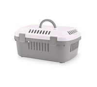 Vadigran Savic Discovery Transport en Plastique pour Petit Animal Blanc/Bleu 49 x 33 x 24 cm