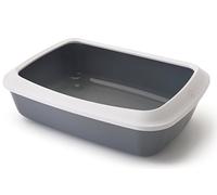 Vadigran Savic Isis Bac + Bord pour Chat Anthracite 42 x 31 x 12,5 cm 42"