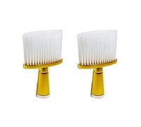 Vadillo Lot de 2 brosses à cheveux souples pour le cou et le - Brosse de nettoyage pour salon de coiffure - Doré