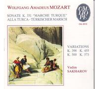 Vadim Sakharov - Mozart: Sonate K.331 "Marche Turque", Variations K.398, K.455, K.500 et K.573