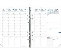 Vadis - Recharge Organiseur - 2025-2026 - Timer 21 Planing - Semainier Planning - Français - 16 Mois De Septembre À Décembre - 15x21 Cm
