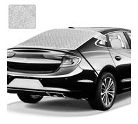 VADO VLTRA Housse de protection contre la neige pour pare-brise arrière de voiture avec 2 crochets élastiques et 4 aimants, pour la plupart des berlines, voitures, camions, camionnettes, SUV