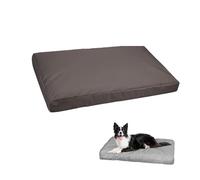 VADO VLTRA Housse de protection pour lit pour chien et chat en tissu Oxford lisse, imperméable et anti-poussière lavable avec fermeture éclair dissimulée (café, 76 x 51 x 10 cm)