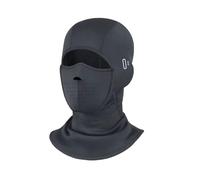 VADO VLTRA Masque de ski imperméable et respirant avec couverture magnétique pour la tête et le cou, unisexe, taille unique, en polaire noire, pour sports d'hiver