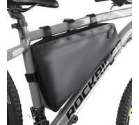 VADO VLTRA Sac triangulaire pour vélo en PVC étanche sous le tube supérieur pour selle de vélo, sac de selle pour VTT, pochette de rangement grande capacité de 8 l pour accessoires de sport, clés