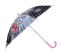 Vadobag Bâton Parapluie | Monster High | noir & transparent | Parapluie Enfant