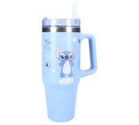 VadoBag Bouteille Stitch avec paille 900 ml Bleu