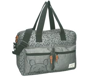 Vadobag Grand Sac à Langer Gris | avec Tapis a Langer | Winnie l'Ourson