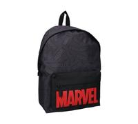 Vadobag Marvel: The Armoured: Backpack, Sac à Dos Mixte, Noir, Medium