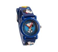 Vadobag - Montre analogique - Snoopy - Bleu - pour Enfant - Ecole - Maternelle - Garderie - Vacances - Garçon