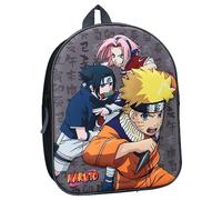 Vadobag Sac à dos 3D 135-4069 NARUTO SASUKE SAKURA Ninja en formation - Sac à dos pour enfants | école maternelle - Multicolore - dimensions 32 x 26 x 11 cm, multicolore, taille unique