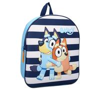 VadoBag Sac à dos pour enfants BLUEY Oh Happy Days 3D Bleu clair Taille unique 32x26x11 cm