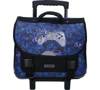 Vadobag Skooter Sac à dos scolaire à trolley Winning Streak au design gaming cool Blue One Size
