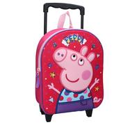 Vadobag Trolley Rugzak Peppa Friends Around Town (3D) Sac à Dos, Fucsia, Taille Unique Mixte Enfant