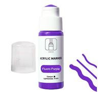 Vadrouille Graffitis Marqueur de Peinture Acrylique | Stylo à Base d'Eau 18mm 60ml Imperméable et Permanent Outil de Marquage Mural Toile Métal Verre Bricolage Art