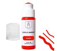 Vadrouille Graffitis Marqueur de Peinture Acrylique | Stylo à Base d'Eau 18mm 60ml Imperméable et Permanent Outil de Marquage Mural Toile Métal Verre Bricolage Art