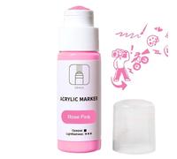 Vadrouille Graffitis Marqueur de Peinture Acrylique | Stylo à Base d'Eau 18mm 60ml Imperméable et Permanent Outil de Marquage Mural Toile Métal Verre Bricolage Art
