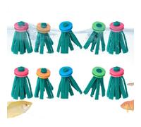 vadrouilleDe Frai pour Aquarium - vadrouilleD'élevage D'aquarium, vadrouilleD'élevage, Kit D'outils Flottants Réutilisables De 10 Pièces avec Anneaux en Mousse | Poissons, Crevettes, Amphibiens, Po