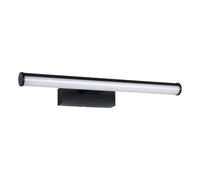 Eglo LED Applique miroir Vadumi, lampe salle de bain, plastique noir et | blanc, lumière blanc neutre, IP44, L 40 cm