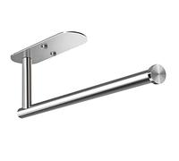 VAEHOLD Porte-Serviettes adhésif sous l'armoire, Support Mural pour Rouleau de Papier essuie-Tout de Cuisine, Acier Inoxydable SUS304 (argenté)