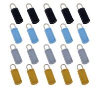 VAEIORP 20 Pièces Tirettes de Rechange pour Fermeture Éclair, Remplacement, Zip Amovible, Joli Design, pour Valises, Bottes, Vestes, Sacs à Dos, Jeans, Vêtements, Portefeuille, Zipper Repair Kit