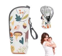VAEIORP Sac Isotherme pour Biberon, Chauffe-Biberon pour Bébé, Universel et Portable, avec Sangle de Transport, Thermos Bébé, Glacière Lait Maternel, Porte-Biberon pour Poussette, Voyage en Plein Air