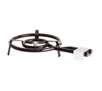 Vaello Campos Réchaud à gaz 40 cm 2 feux Butane Noir