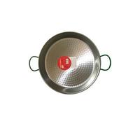 vaello campos plat à paella en acier poli 70cm pour 30 personnes 0170