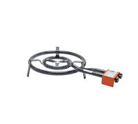 Vaello Campos - Réchaud en acier 2 feux à gaz butane, Noir, 400 mm