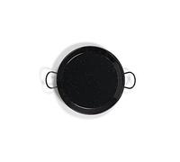 VAELLO Plat à Paella Émaillé Cuisine Extérieure Tôle Émaillée Ø 100 cm | Grande capacité, robuste, durable, usage extérieur et cuisine, adaptable brûleurs double ou triple, 4 anses, 85 personnes