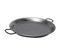 VAELLO - Plat à Paella en Métal - Plat de Cuisson Résistant - Accessoire de Cuisine Extérieure Facile à Nettoyer - Poêle à Paella à 2 Poignées - Ø 50 cm