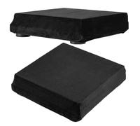 Vaeltor Housse anti-poussière en élasthanne pour tourne-disque avec bande élastique pliable, Noir , One Size, Style unique