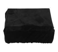 Vaeltor Housse de protection en vinyle pour tourne-disque - Anti-poussière - Pour gramophone - Style vintage - Compatible maison - 45,7 x 35,6 x 9,6 cm, Noir , One Size, Style unique