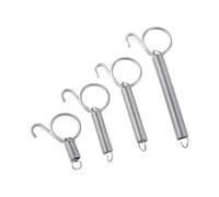 Vaeltor Lot de 30 crochets à ressort en métal pour cage de 5/7/8/11 cm - Ressort de fixation robuste pour cage de lapin, oiseau, hamster (7 cm)